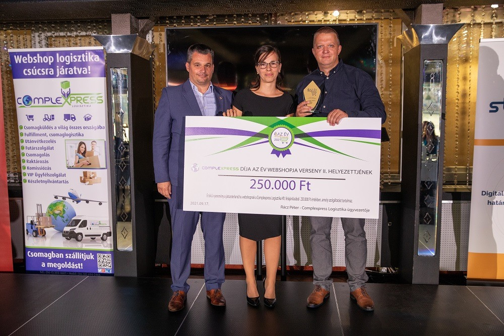 Az Év Webshopja 2021 díjátadó