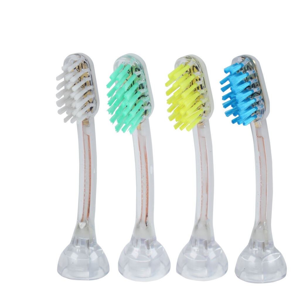 emmi®-dent E4 GO és Metallic cserélhető fogkefefejek felnőtteknek (4x)
