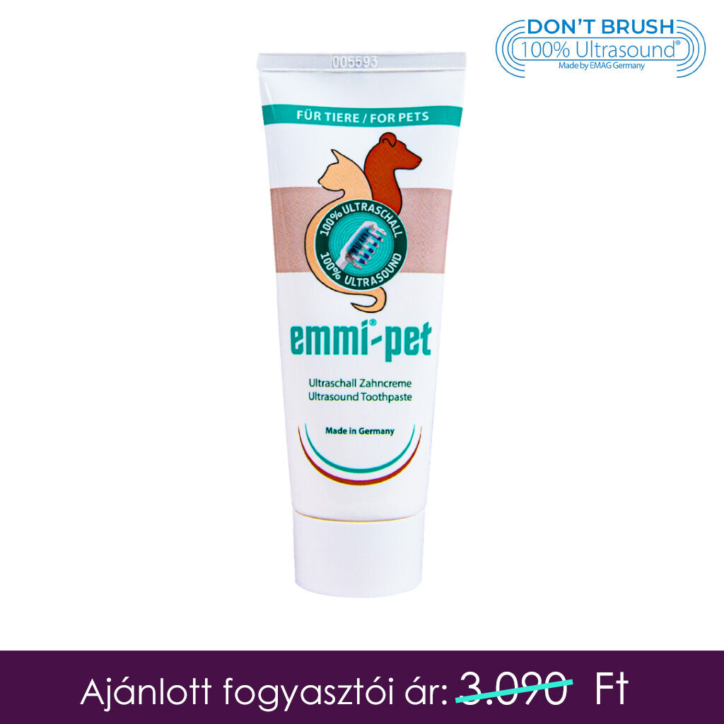 emmi®-pet ZA ultrahangos fogkrém állatoknak (75ml)