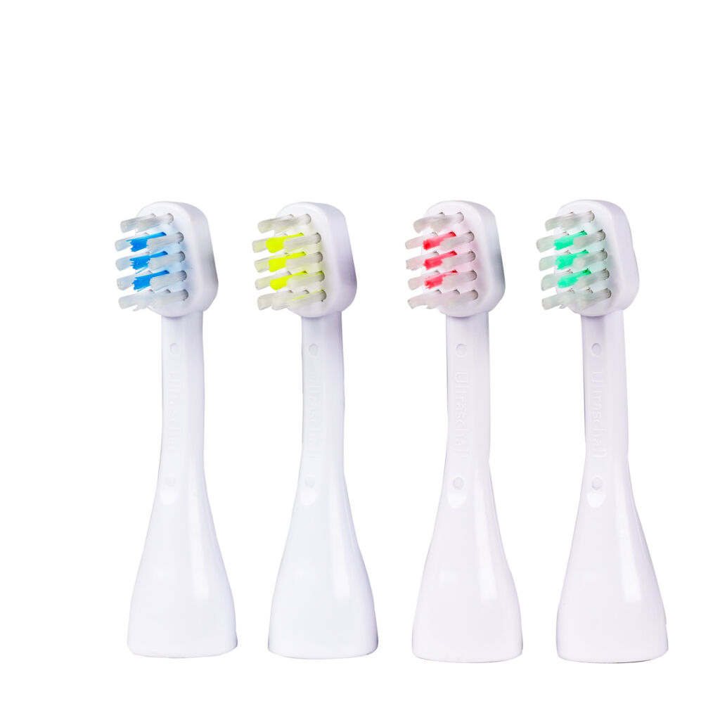 Emmi-dent S4 Platinum ultrahangos cserélhető fogkefefejek gyerekeknek és hölgyeknek (4x)