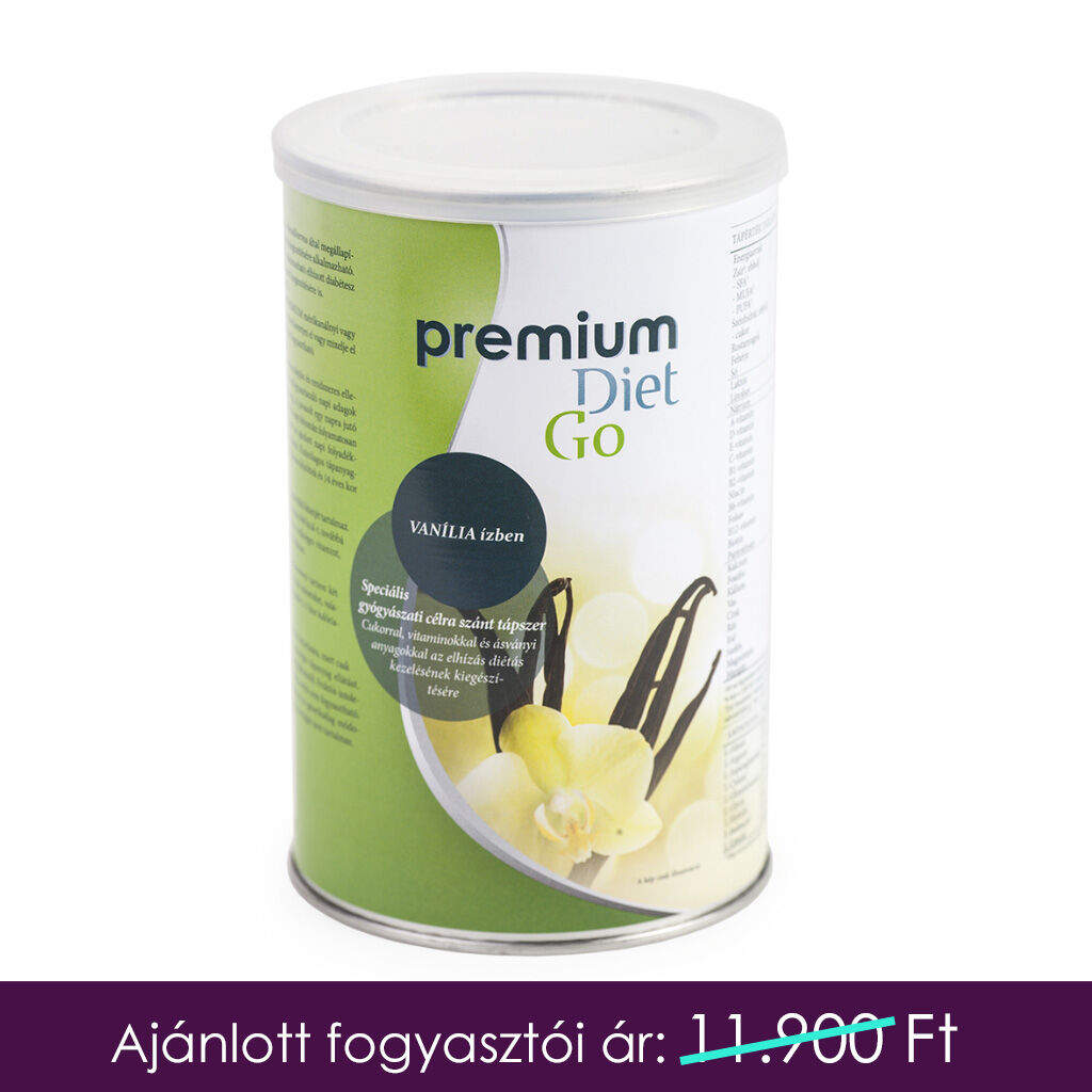 Premium Diet Go - vanília izű (420g/10adag)