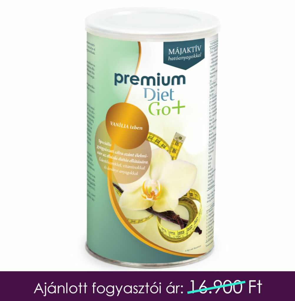 Premium Diet Go+ - vanília izű (500g/10adag)