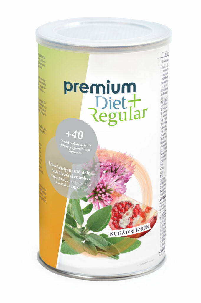 Premium Diet Regular +40 - nugátos ízű (465g/19adag)
