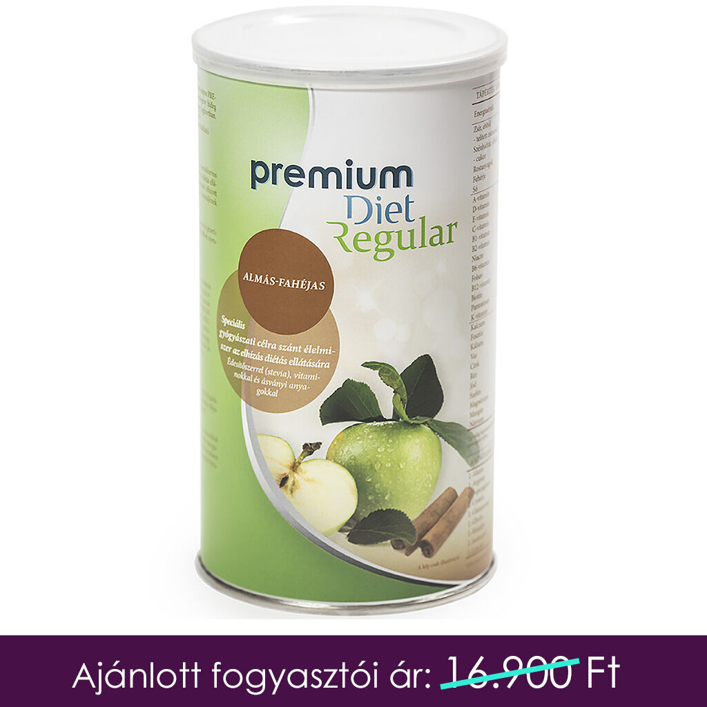 Premium Diet Regular - almás-fahéjas ízű (440g/25adag)