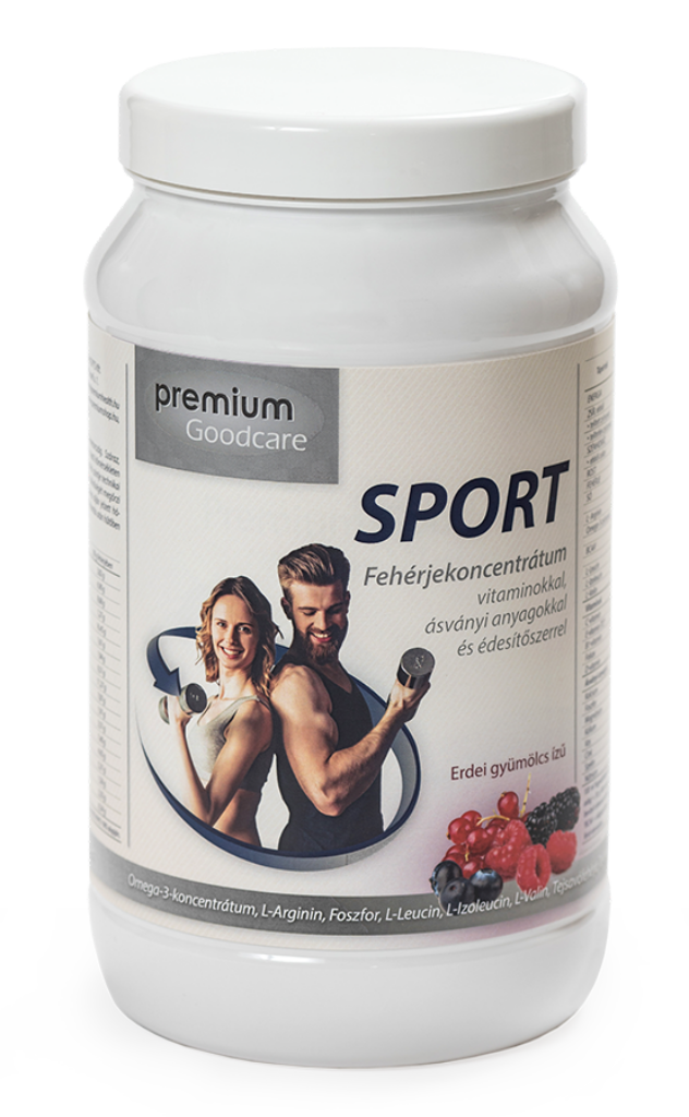 Premium Goodcare Sport fehérje koncentrátum (570g/19adag)