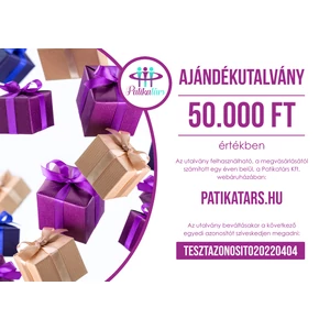 Ajándékutalvány 50.000 Ft értékben