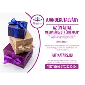 Ajándékutalvány az Ön által meghatározott értékben