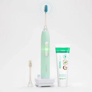 emmi®-dent METALLIC ultrahangos fogkefe szett - pasztellzöld