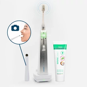 emmi®-dent PLATINUM ultrahangos fogkefe szett - kék