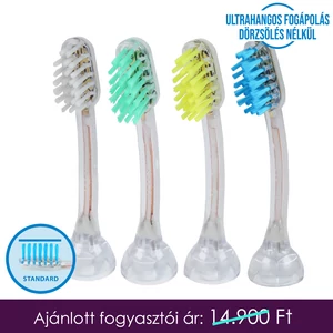 emmi®-dent E4 GO és Metallic cserélhető fogkefefejek felnőtteknek (4x)