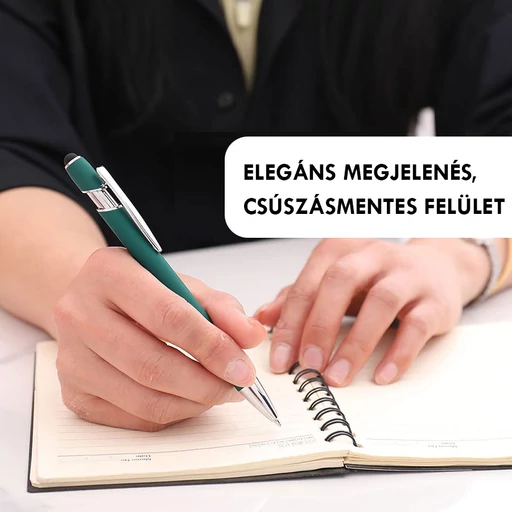 Univerzális minőségi érintőképernyős toll 2in1 (bármilyen kapacitív kijelzőhöz + kék golyóstoll)
