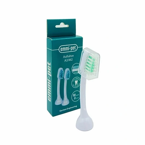 Emmi-pet A2/M2 nagy - cserélhető ultrahangos fogkefefejek (2x)