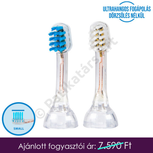 emmi®-dent K2 GO és Metallic cserélhető fogkefefejek gyerekeknek és hölgyeknek (2x)