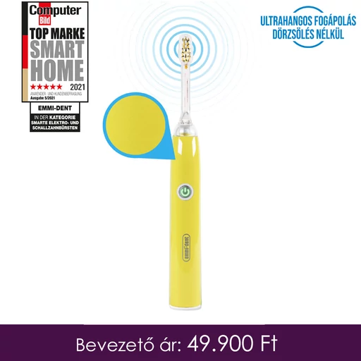 Emmi®-dent GO ultrahangos fogkefe szett - Sárga
