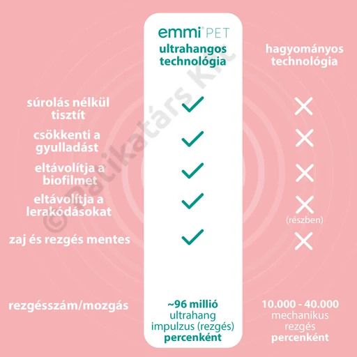 emmi®-pet 2.0 ultrahangos fogkefe szett