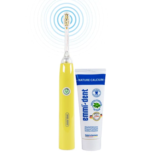 Emmi®-dent GO ultrahangos fogkefe szett - Sárga