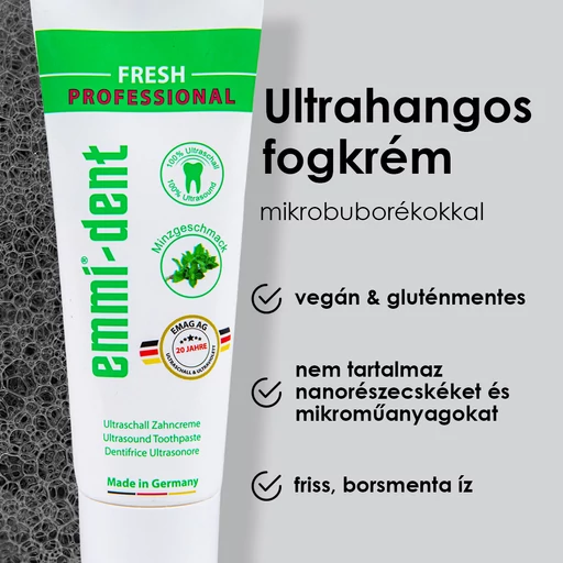 Emmi®-dent METALLIC ultrahangos fogkefe szett - ezüst
