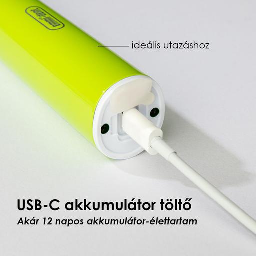 Emmi®-dent GO ultrahangos fogkefe szett - Zöld