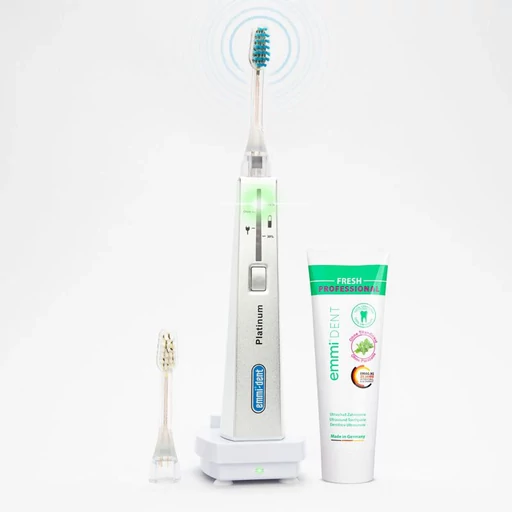 emmi®-dent PLATINUM ultrahangos fogkefe szett - fehér