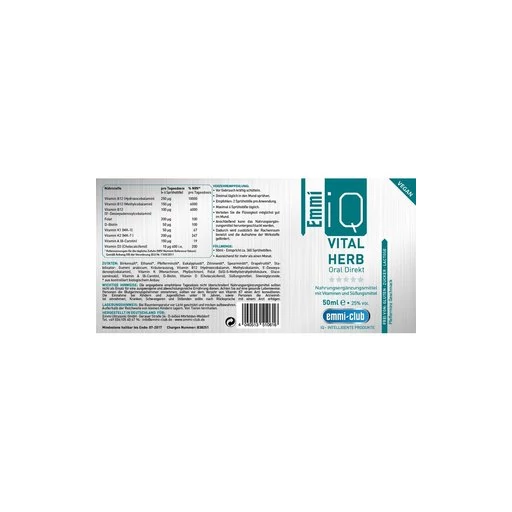 Emmi iQ Vital Herb szájspray (50ml)