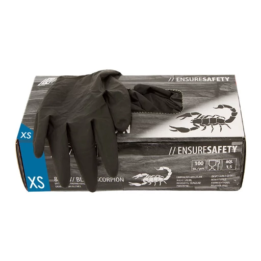 Black Scorpion latex kesztyű (100 db)
