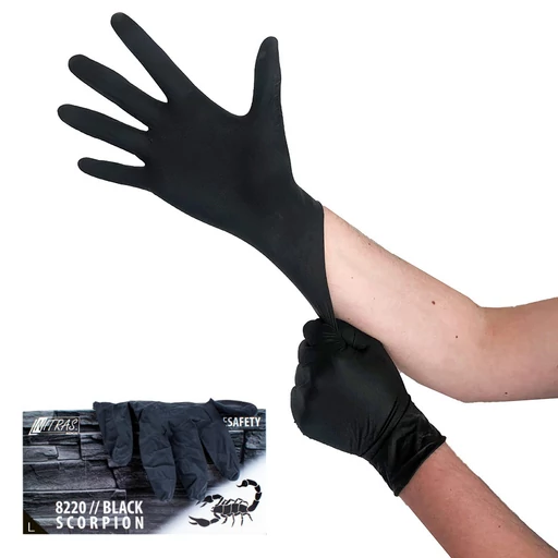 Black Scorpion latex kesztyű (100 db)