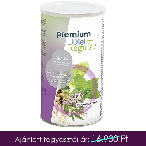 Premium Diet Regular +Relax - diós-mézes ízű