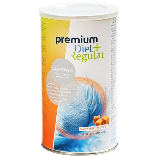Premium Diet Regular +Sensitive - karamella ízű