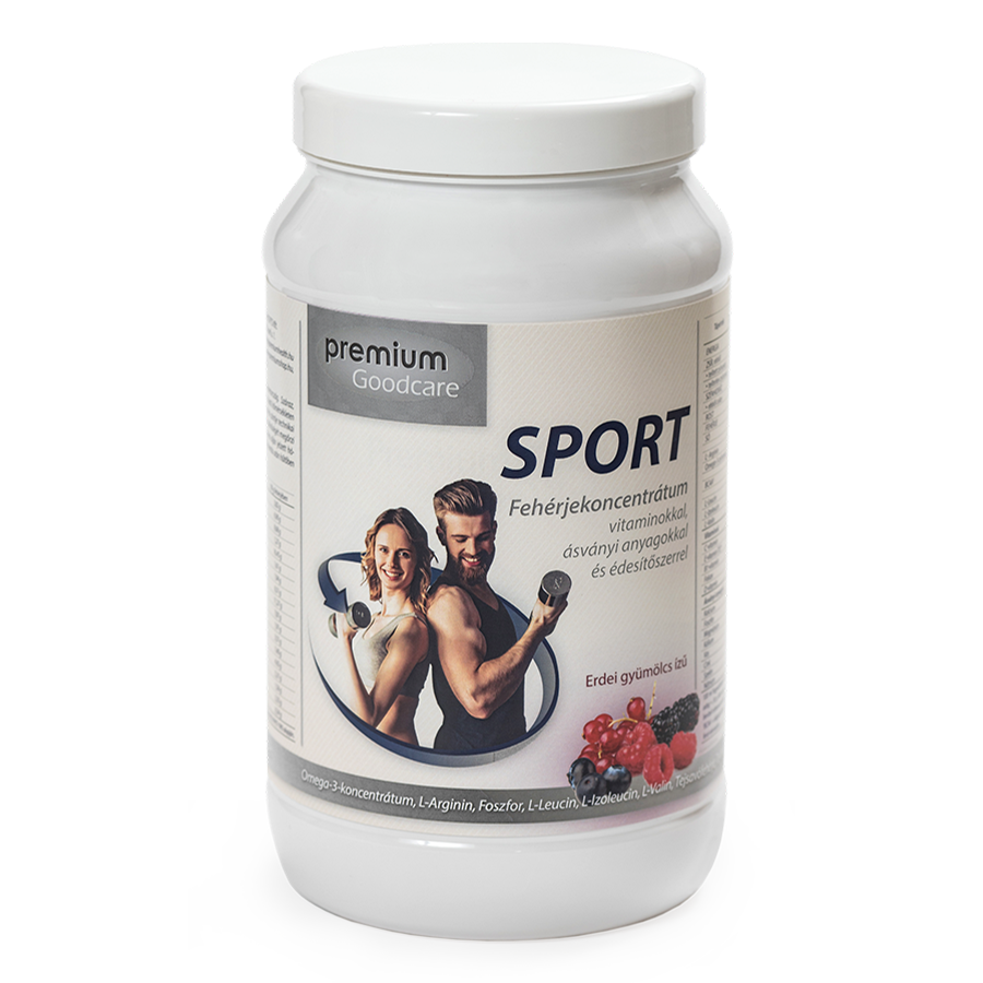 Premium Goodcare Sport fehérje koncentrátum (570g/19adag) Premium Goodcare Sport fehérje koncentrátum (570g/19adag)
