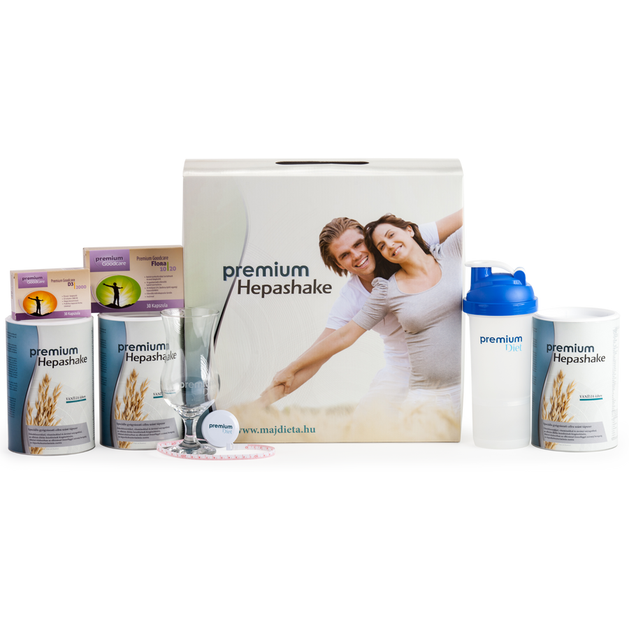 Premium Hepashake élelmiszer csomag - Májdiéta Program Premium Hepashake élelmiszer csomag - Májdiéta Program