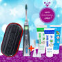Kép 1/6 - Karácsonyi ajánlat - emmi®-dent PLATINUM ultrahangos fogkefe csomag - carbon