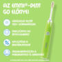 Kép 4/6 - Emmi®-dent GO ultrahangos fogkefe szett - Zöld
